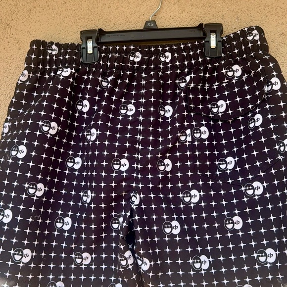 Daniel Patrick Men's Large Board Shorts Swimming Black New Designer - Picture 3 of 6